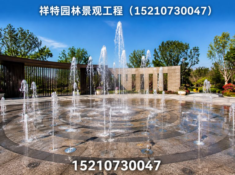保定白沟新城祥特园林景观工程展示图